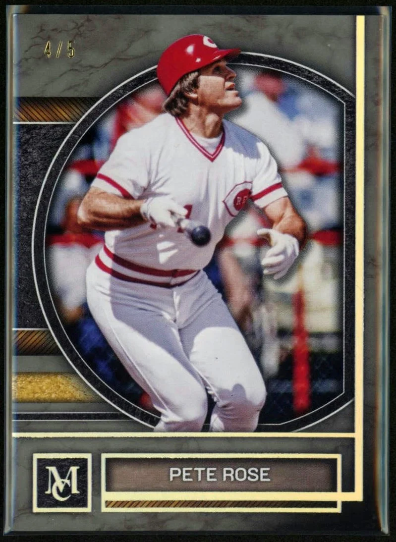 2025 Topps Museum Collection #80 Pete Rose 4/5