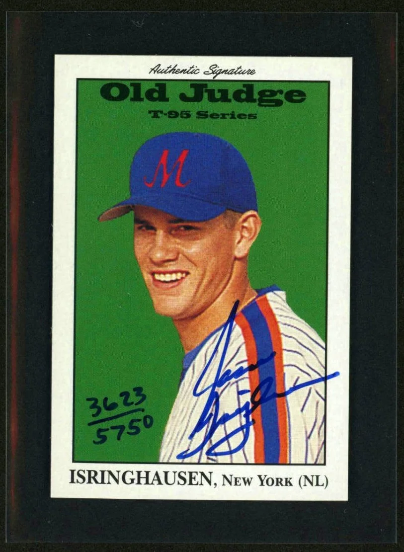 1995 Signature Rookies Old Judge #20 Jason Isringhausen Auto 3623/5750