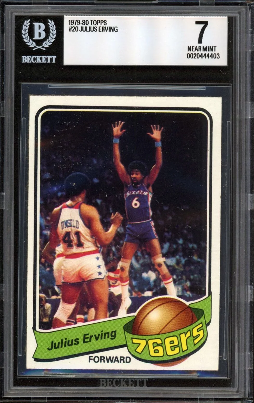 1979-80 Topps #20 Julius Erving BGS 7