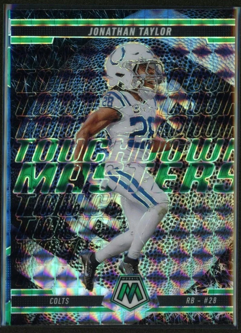 2025 Panini Mosaic Touchdown Masters #10 Jonathan Taylor Mosaic Prizm