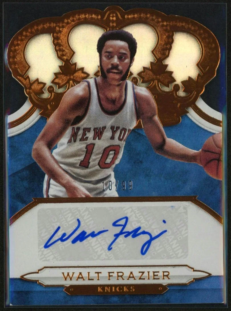 2018-19 Crown Royale Crown Autographs #53 Walt Frazier 10/99