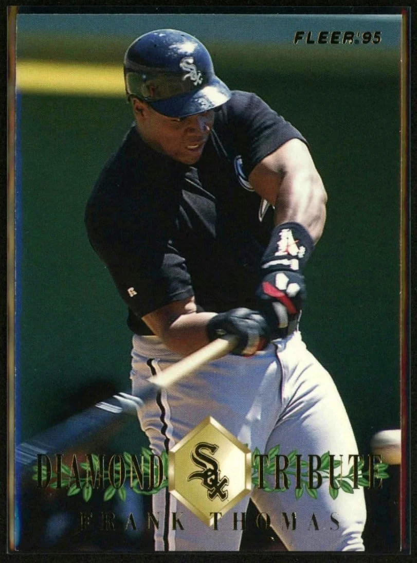 1995 Fleer #9 Frank Thomas Diamond Tribute