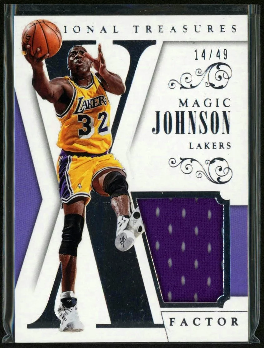 2013-14 Panini National Treasure #23 Magic Johnson 14/49