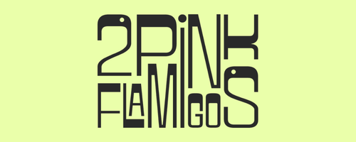 2 Pink Flamingos Logo