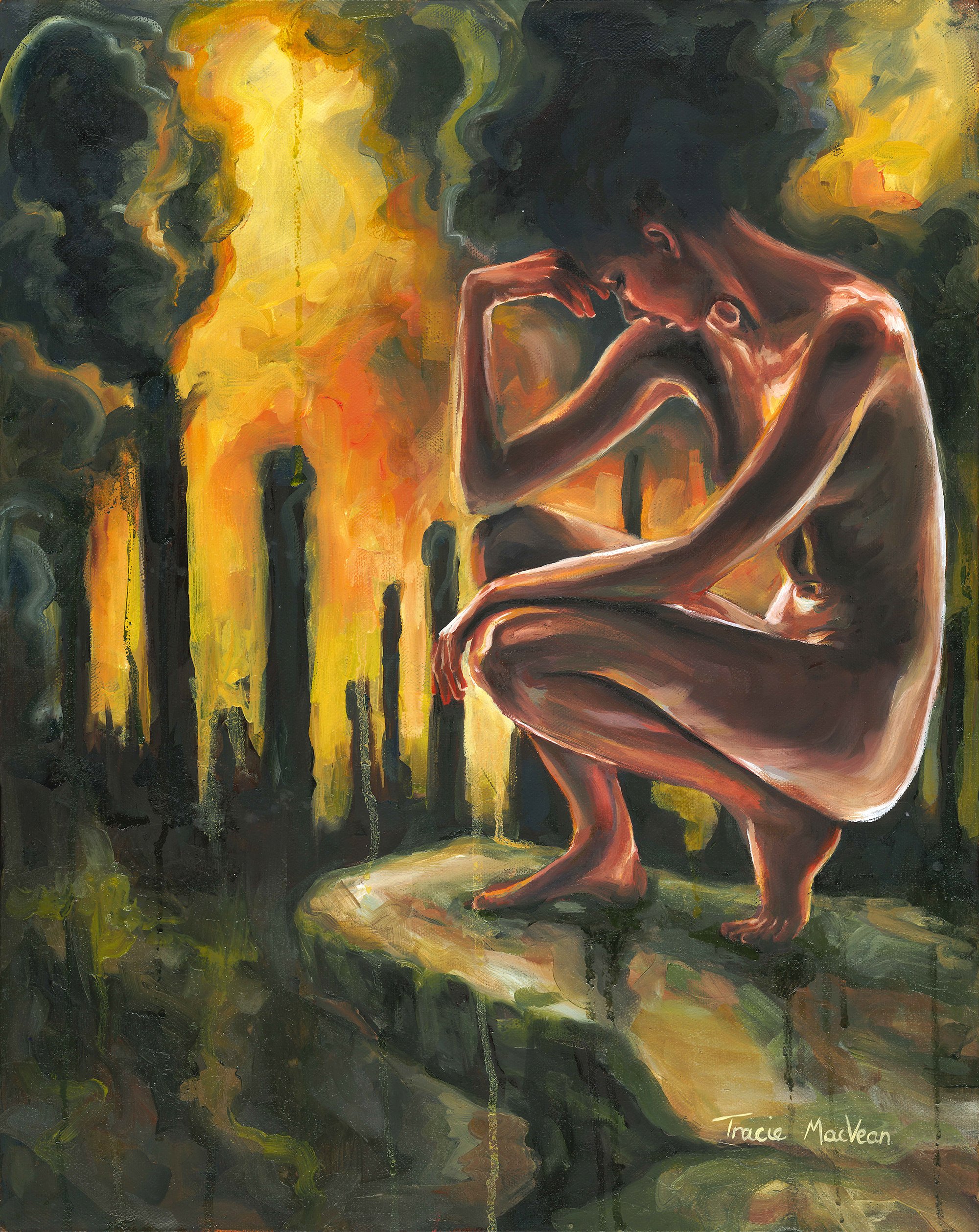 "Dystopia" Oil on canvas, 40cm x 60 cm