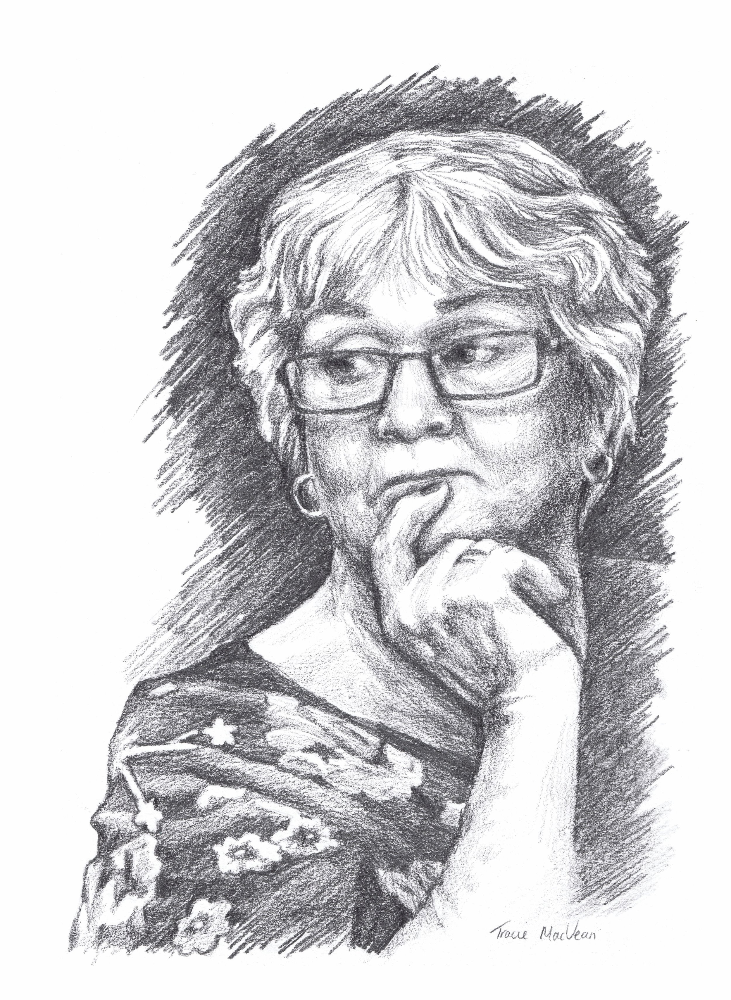 "Dougherty" Pencil sketch, 20cm x 30cm
