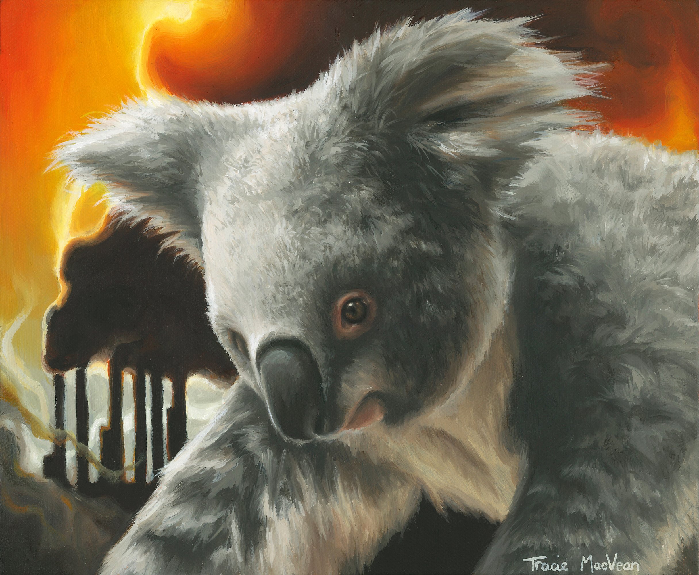 "Coal-a" Oil on canvas, 30cm x 25cm