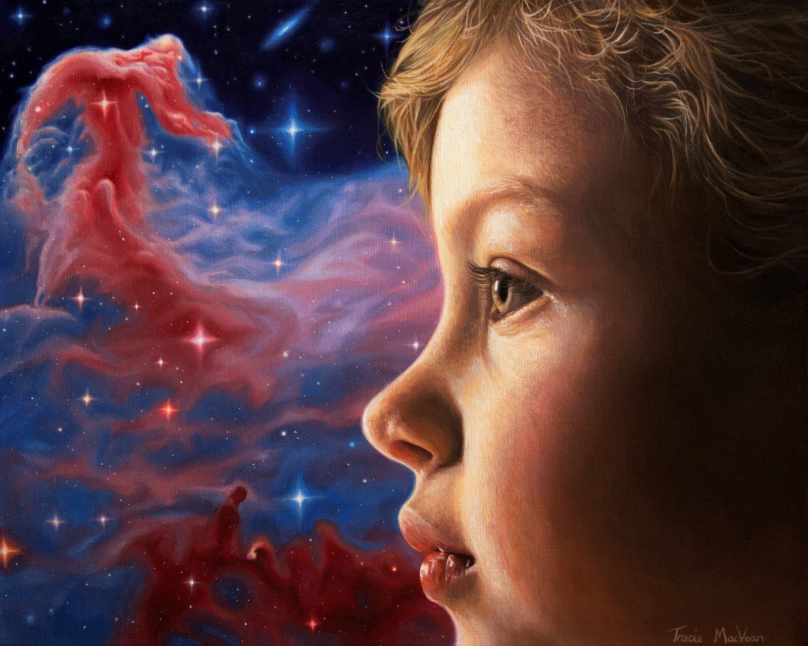 "Inspiration From Orion" Oil on canvas, 50cm x 40cm