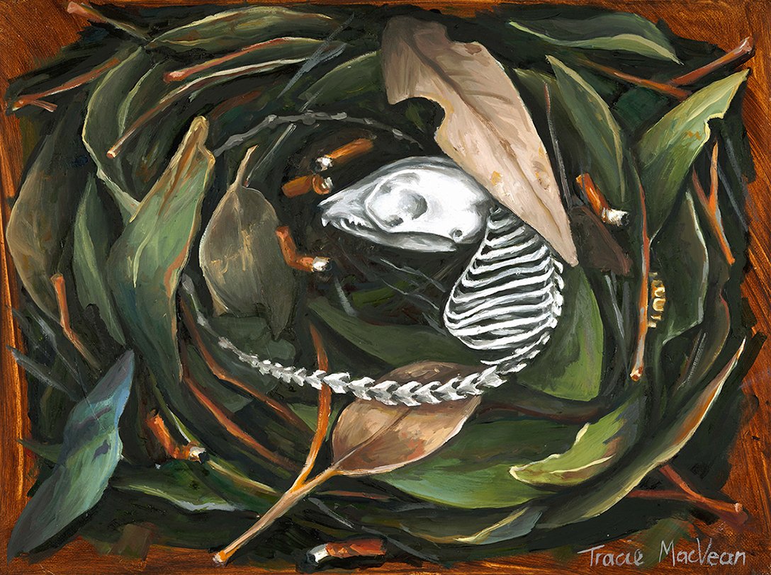 "We Find a Way into Everything" Oil on canvas, 30cm x 40cm