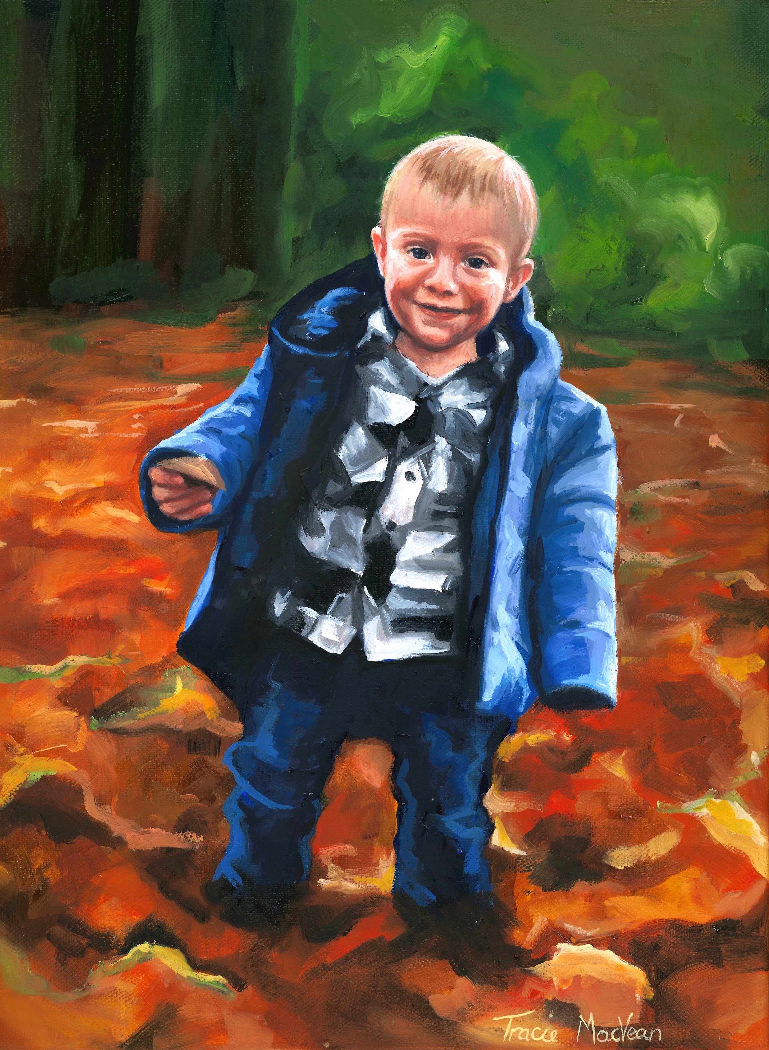 "Child" Oil on canvas, 30cm x 40cm