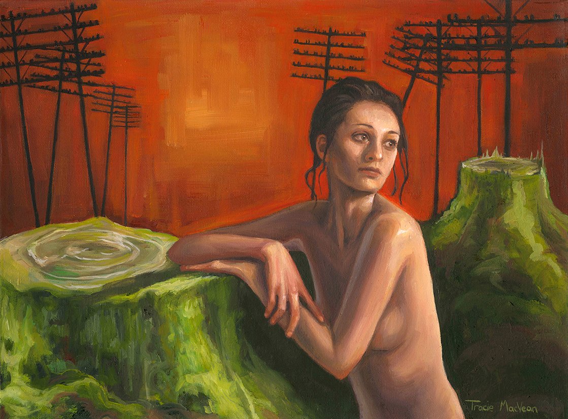 "Suburbia" Oil on canvas, 40cm x 30cm