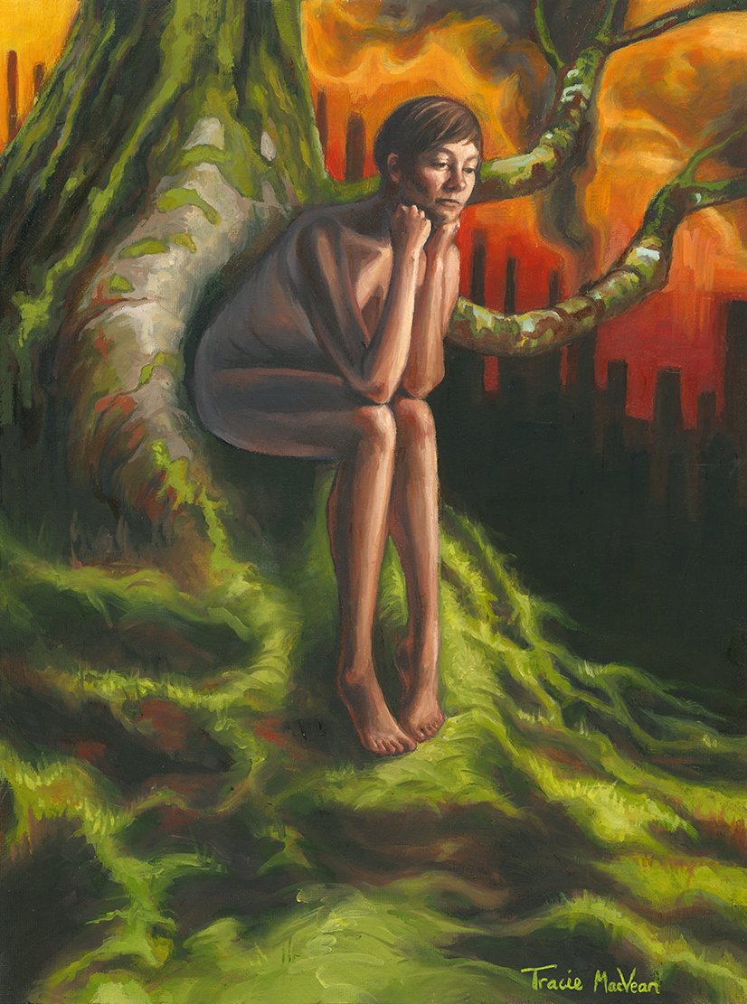 "Lament" Oil on canvas, 30cm x 40cm