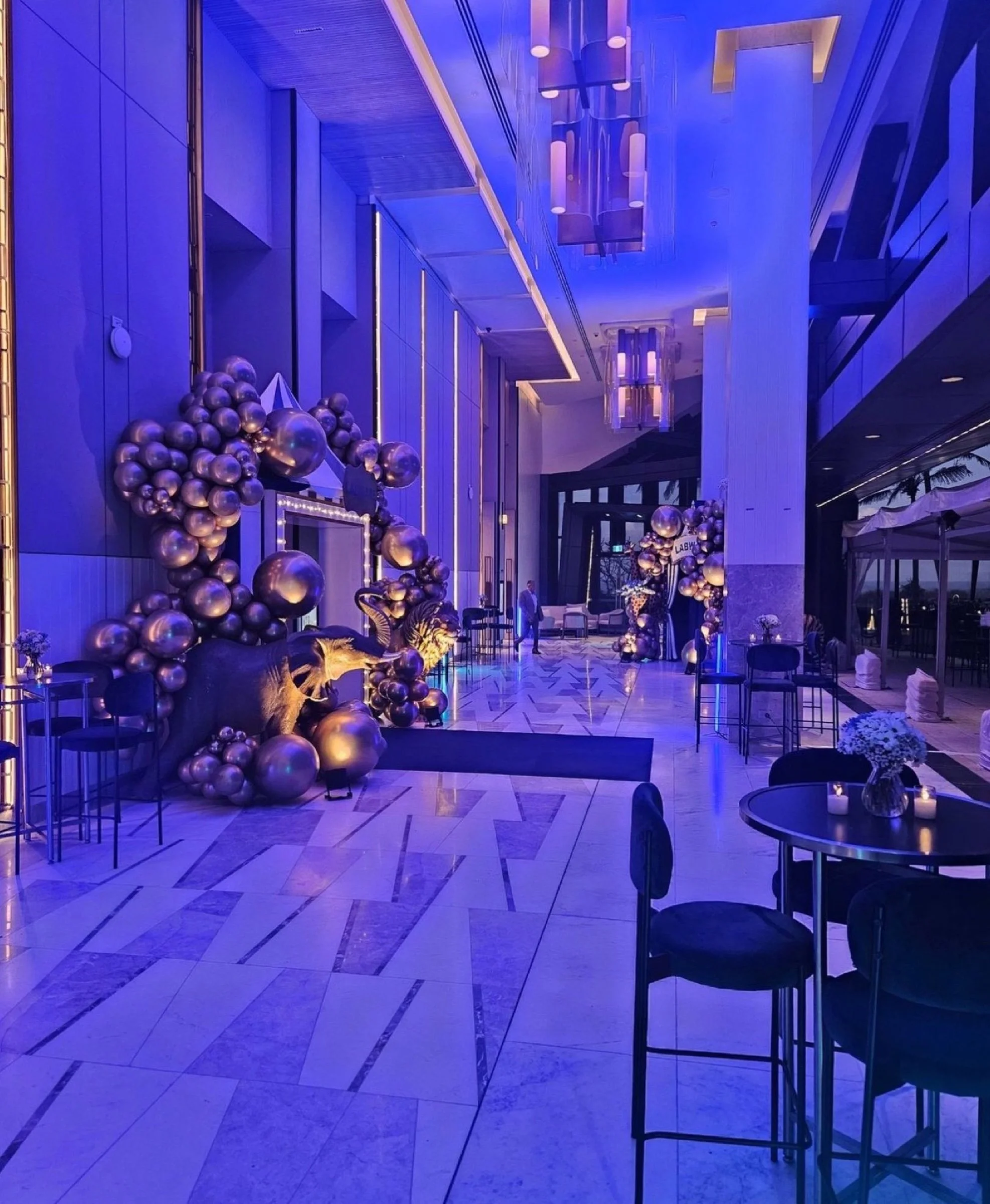 LabWare Gala entrance and foyer styling