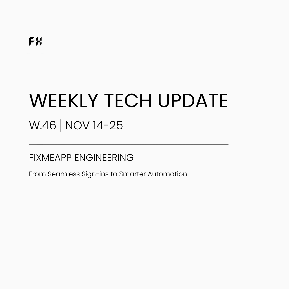 Weekly Tech-update (W.46)