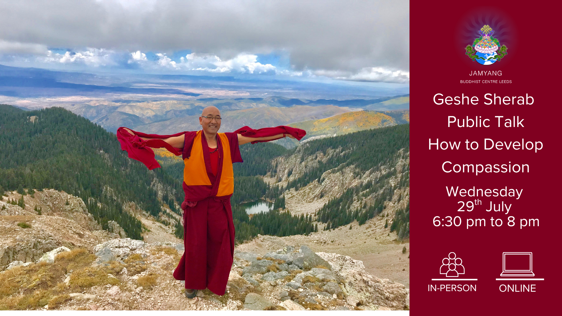 Geshe Thubten Sherab - Public Talk: How to Develop Compassion