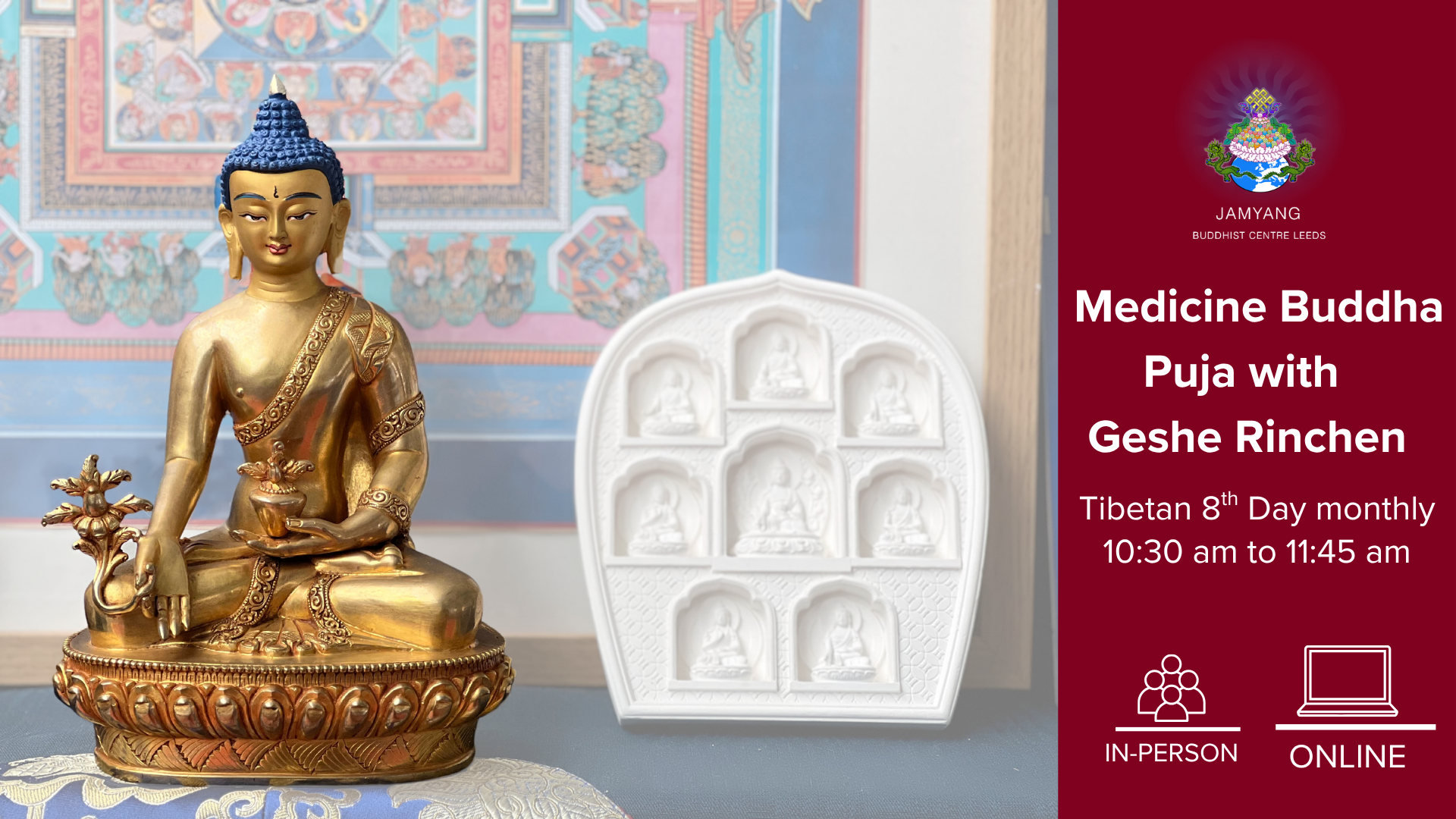 Medicine Buddha Puja with Geshe Rinchen 