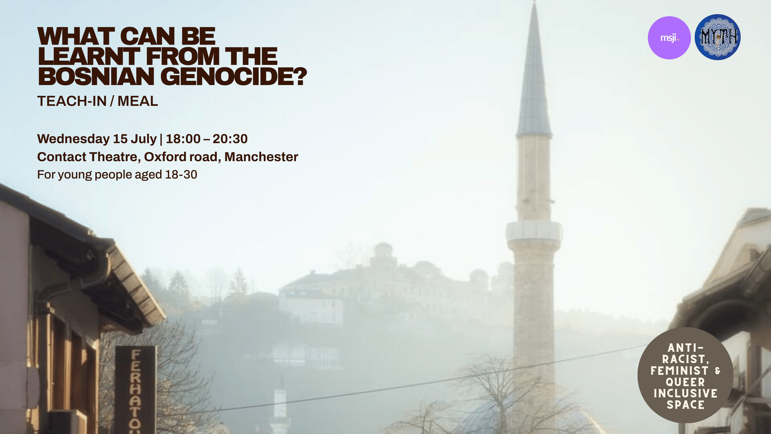 Teach-in: What can we learn from the Bosnian Genocide?