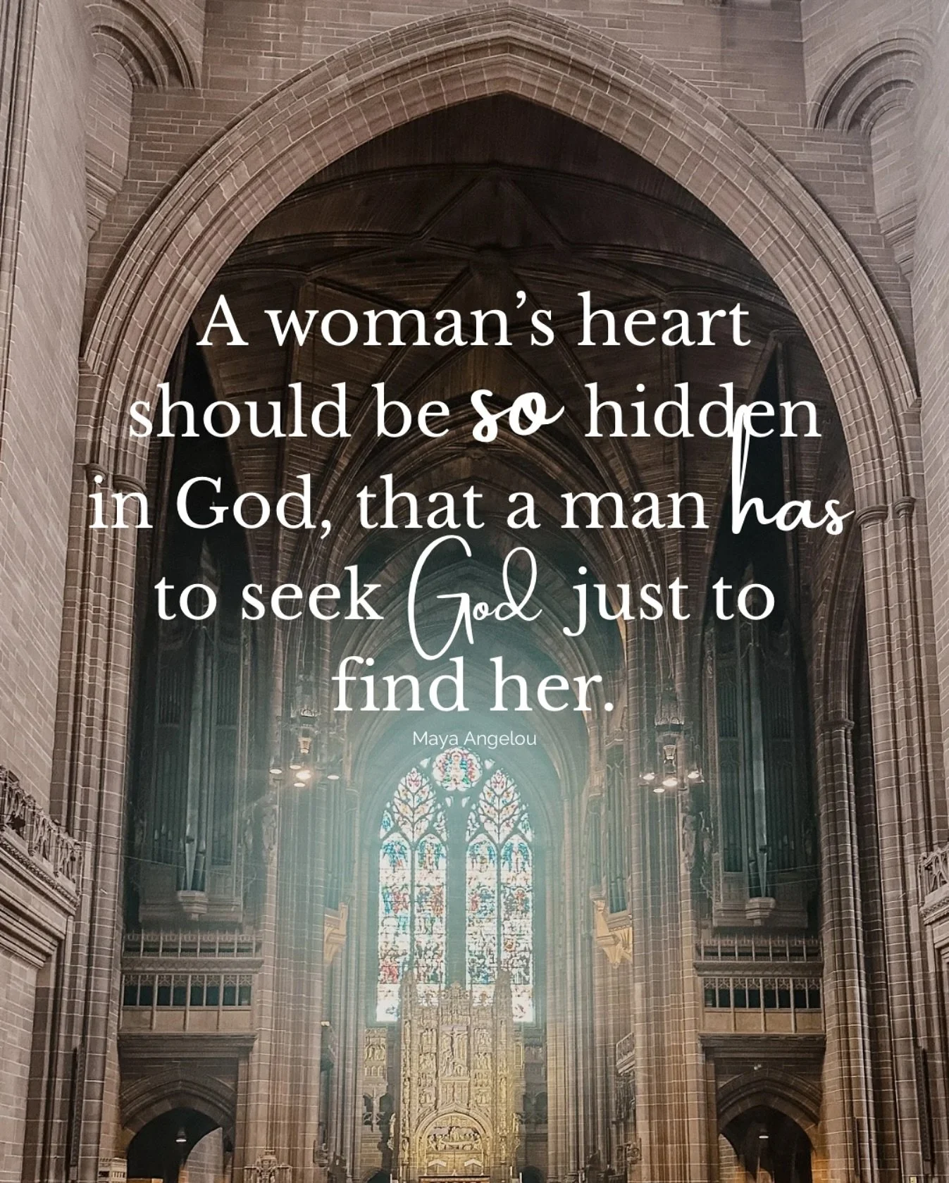 Hearing this stopped me in my tracks!

I&rsquo;m doing some Christian therapy with my church, and last night, one of the ladies shared this quote with me.

Wow! 

It really impacted me and helped to remind me what He wants for me in my future. 🙏🏼