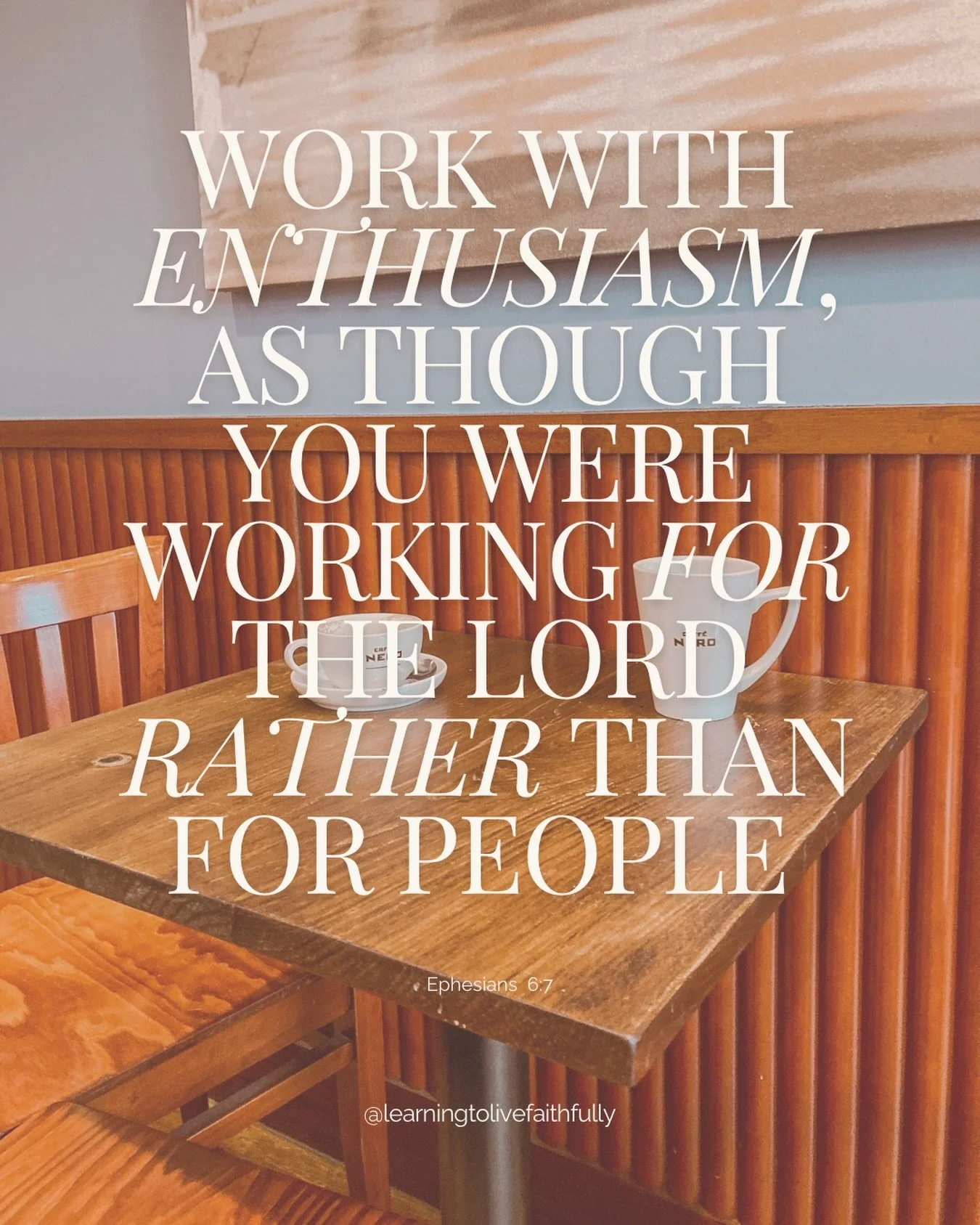 Words to live by! 🙌

I have recently (in the last few months) started a new job, and it has been a steep learning curve for me. 

My previous workplace wasn&rsquo;t the best fit for my mental health, so I changed careers. 

My new role is more compl