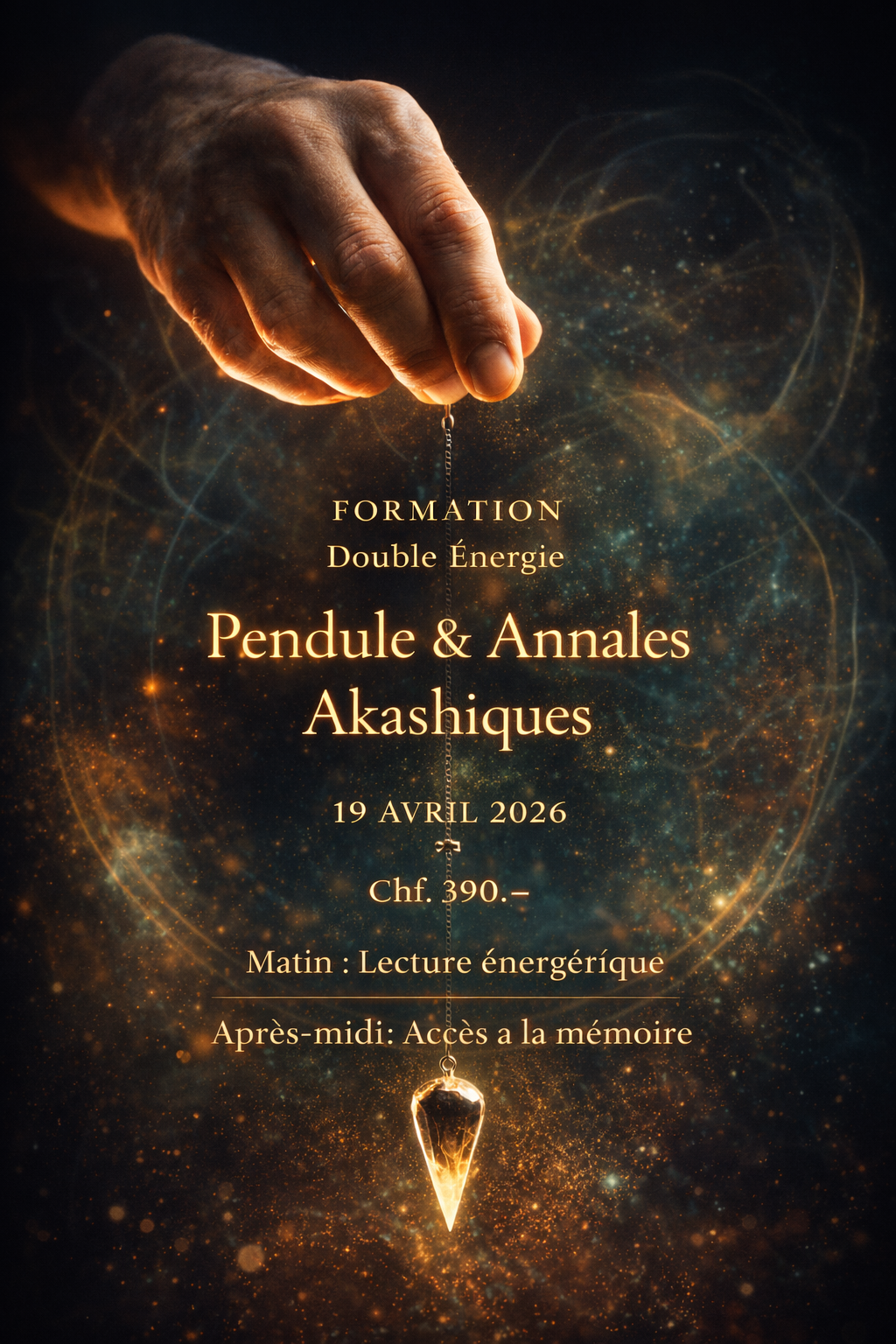 Formation double Énergie - pendule &amp; annales akashiques