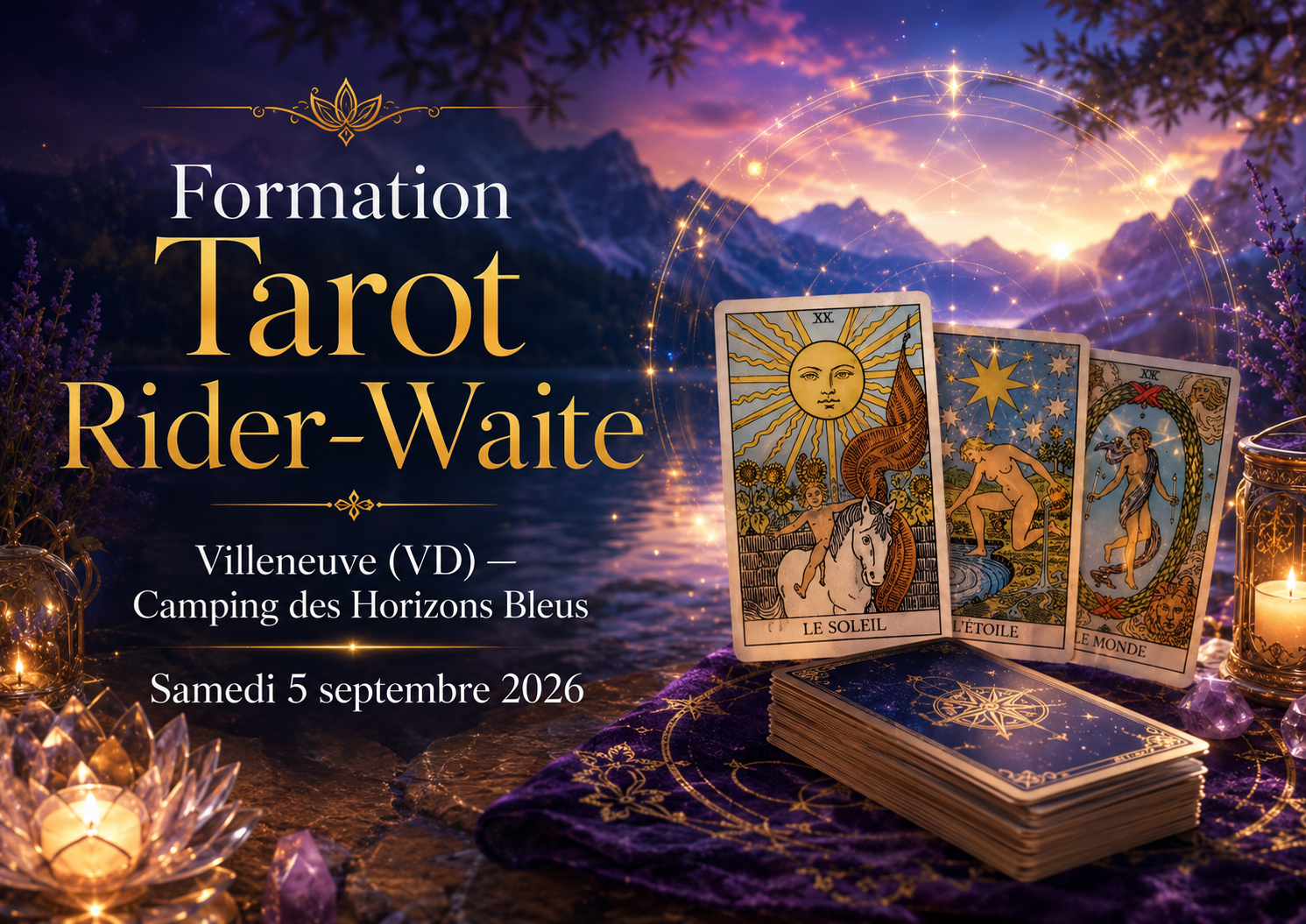 Formation Tarot Rider-Waite - Le Langage Secret des Arcanes