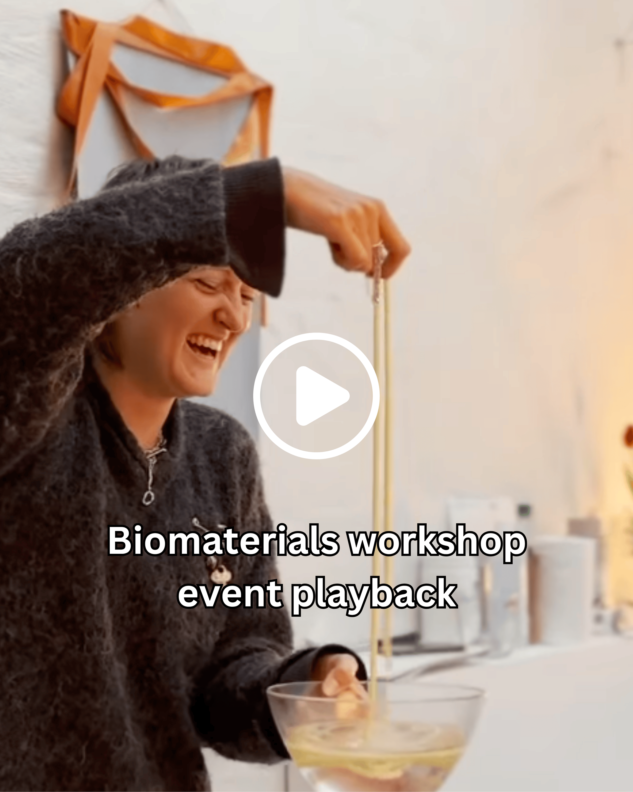 Biodesign workshop event capture for Melbourne artist Spiraro, in collaboration with Shell Space Studio.