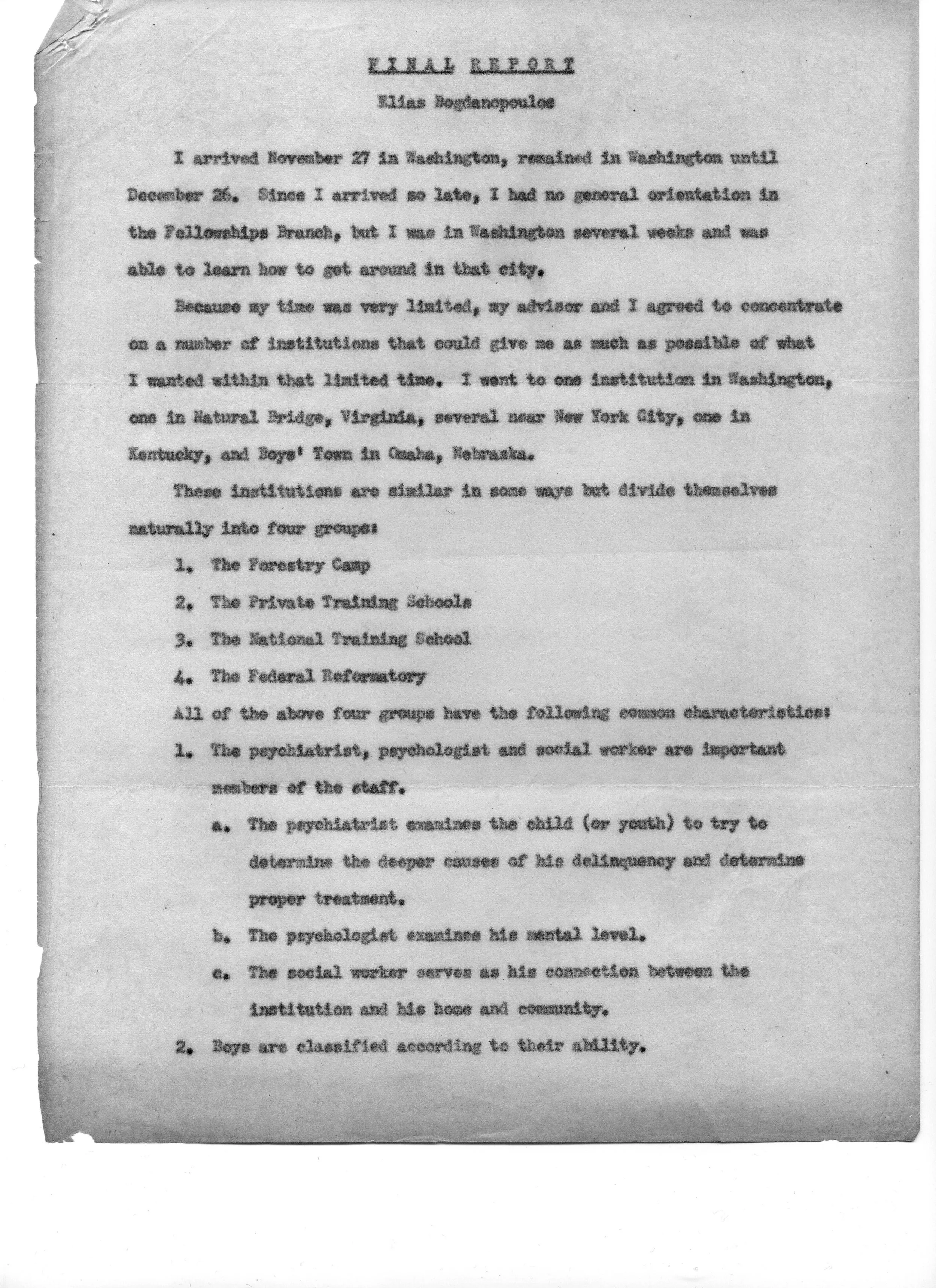 Η τελική αναφορά του Ηλία Μπογδανόπουλου: Ένα ταξίδι στα Σωφρονιστήρια Ανηλίκων της Αμερικής