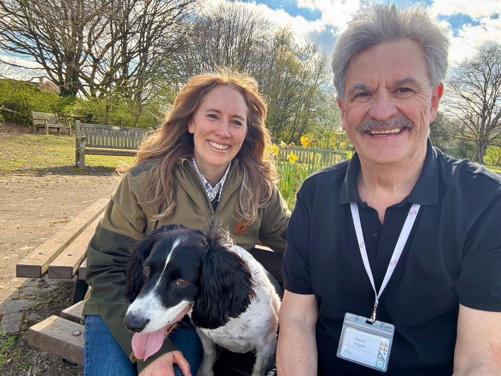 Cllr Knight with Natasha