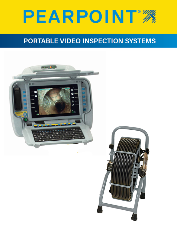 Pearpoint P541 Flexiprobe Plumbers System 30m Push Rod Spring & 1" Camera Head
