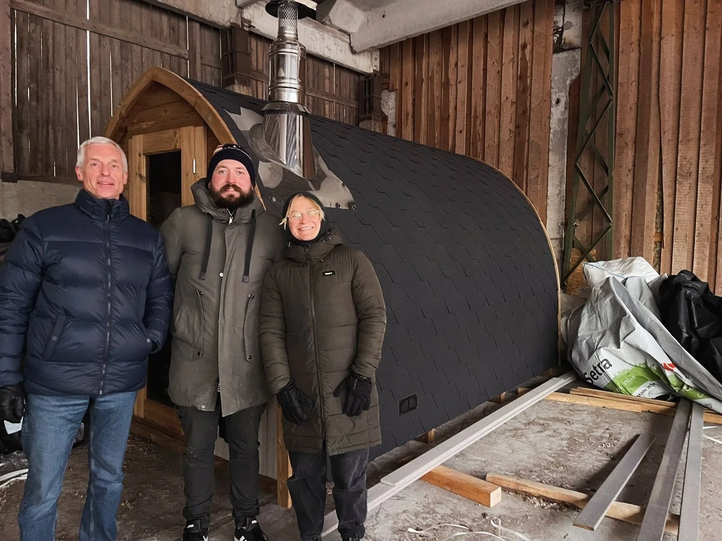 This week Ellie has been in Lithuania for some very exciting training (more to come on this) but also got to go and visit the lovely team who&rsquo;ve been building our beautiful sauna! We&rsquo;re so excited for it to arrive and we can&rsquo;t wait 
