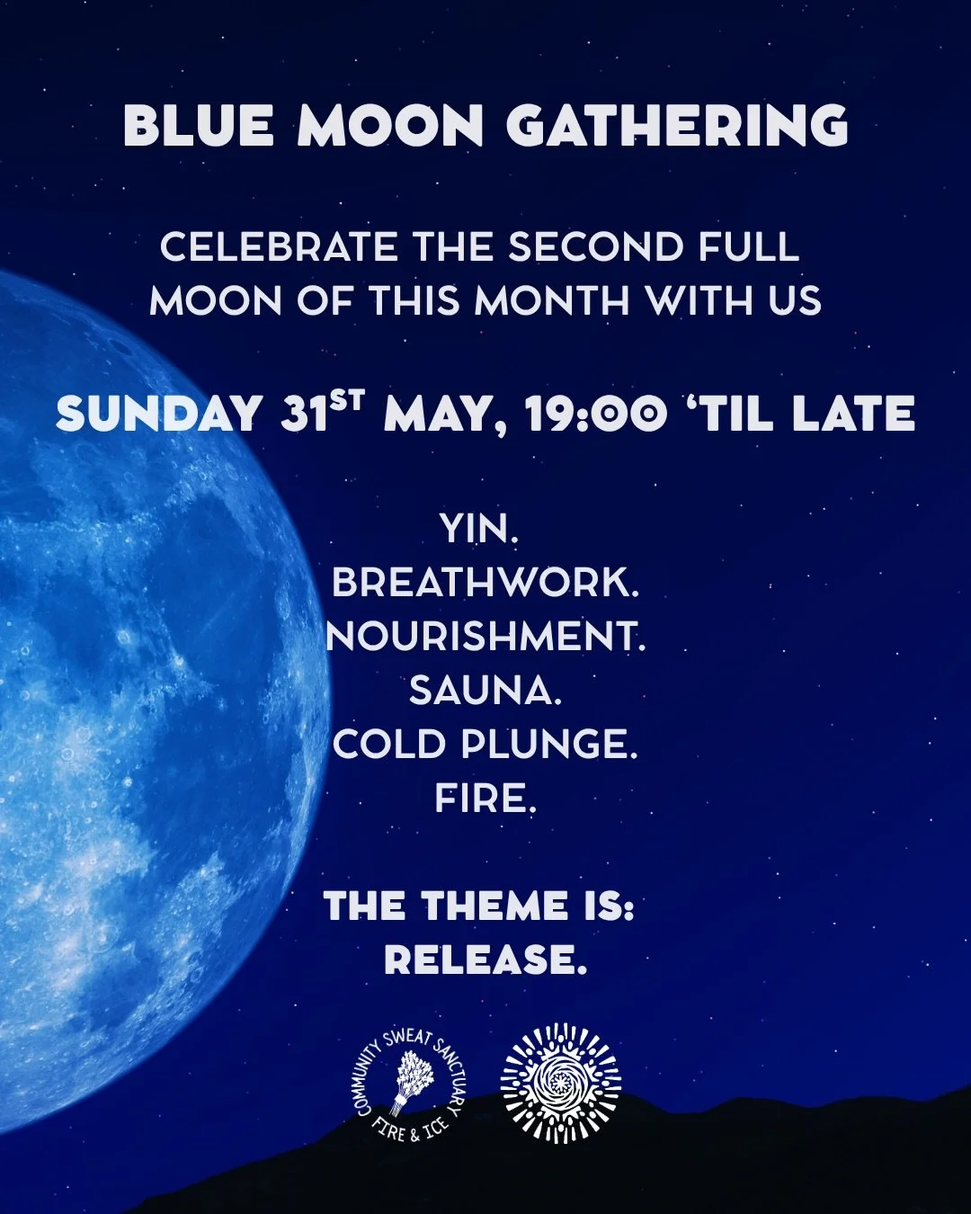 Once in a blue moon&hellip;

This month we are lucky enough to have TWO Full Moons. Gather with us under this moon to release what no longer serves, and dream big for what&rsquo;s next 💫

What&rsquo;s included: 
🧘&zwj;♀️ a magical yin and breathwor