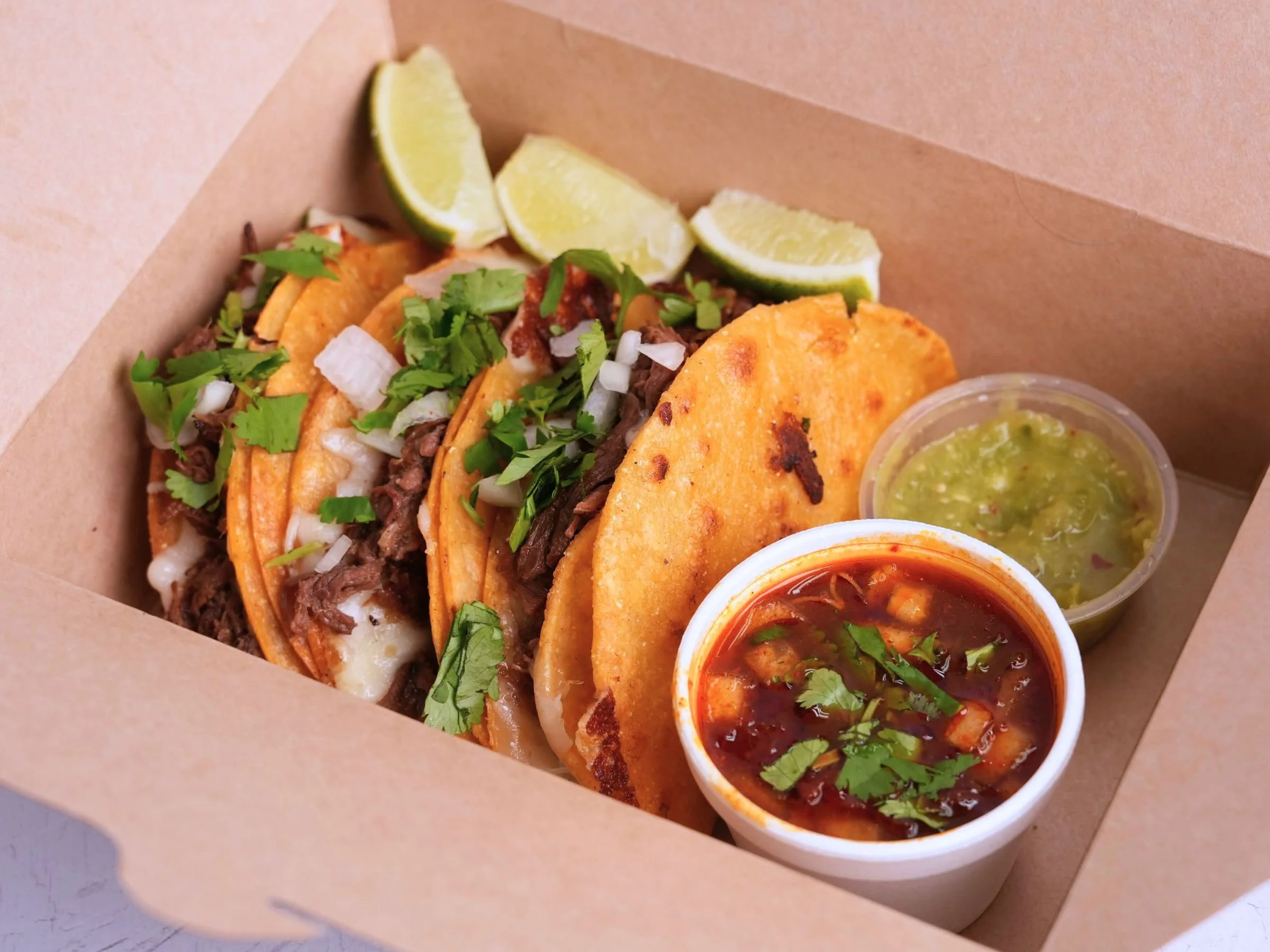 Korean Birria tacos in Philadelphia from Korea Taqueria