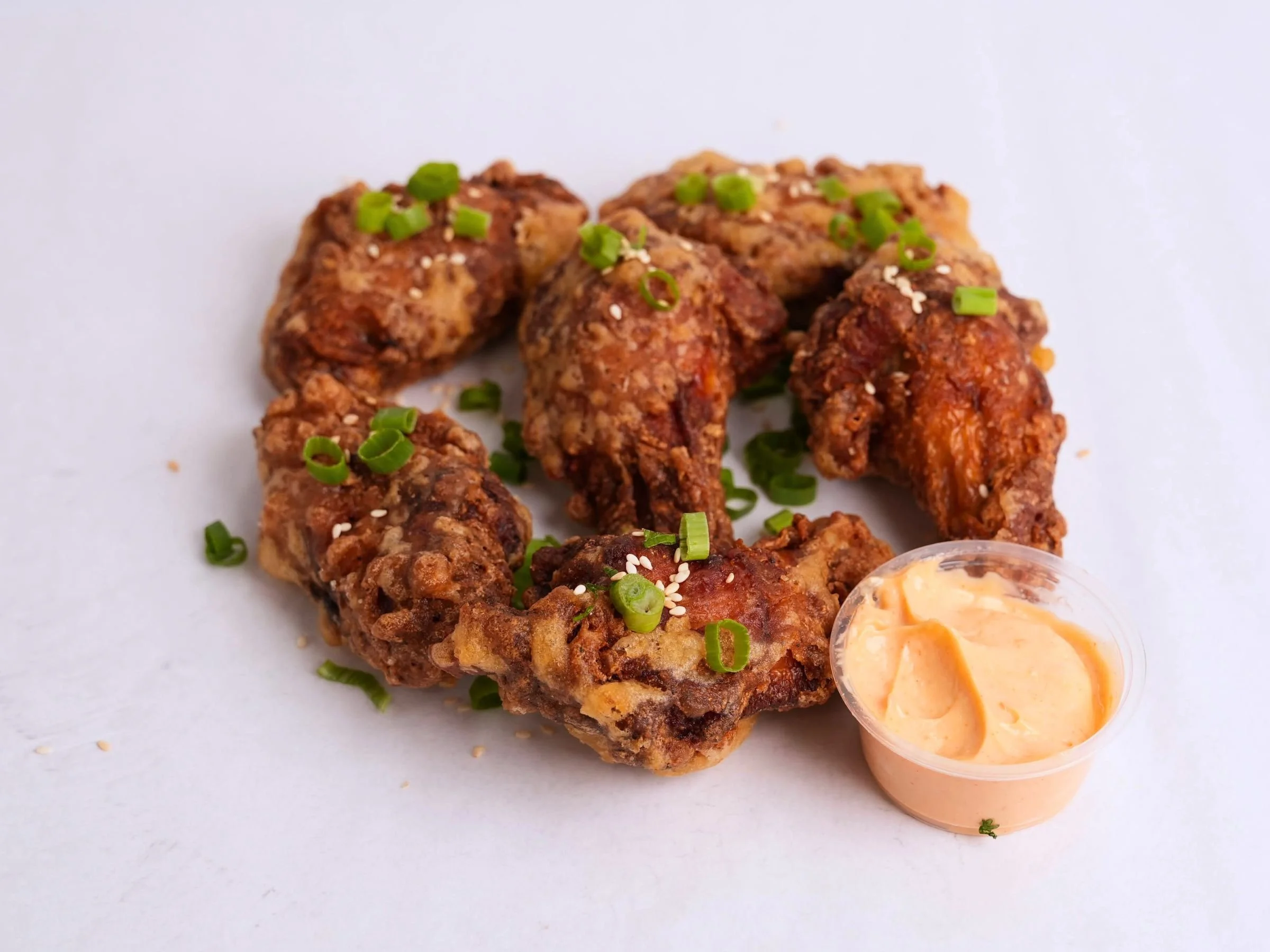 classic crispy korean fried chicken wings