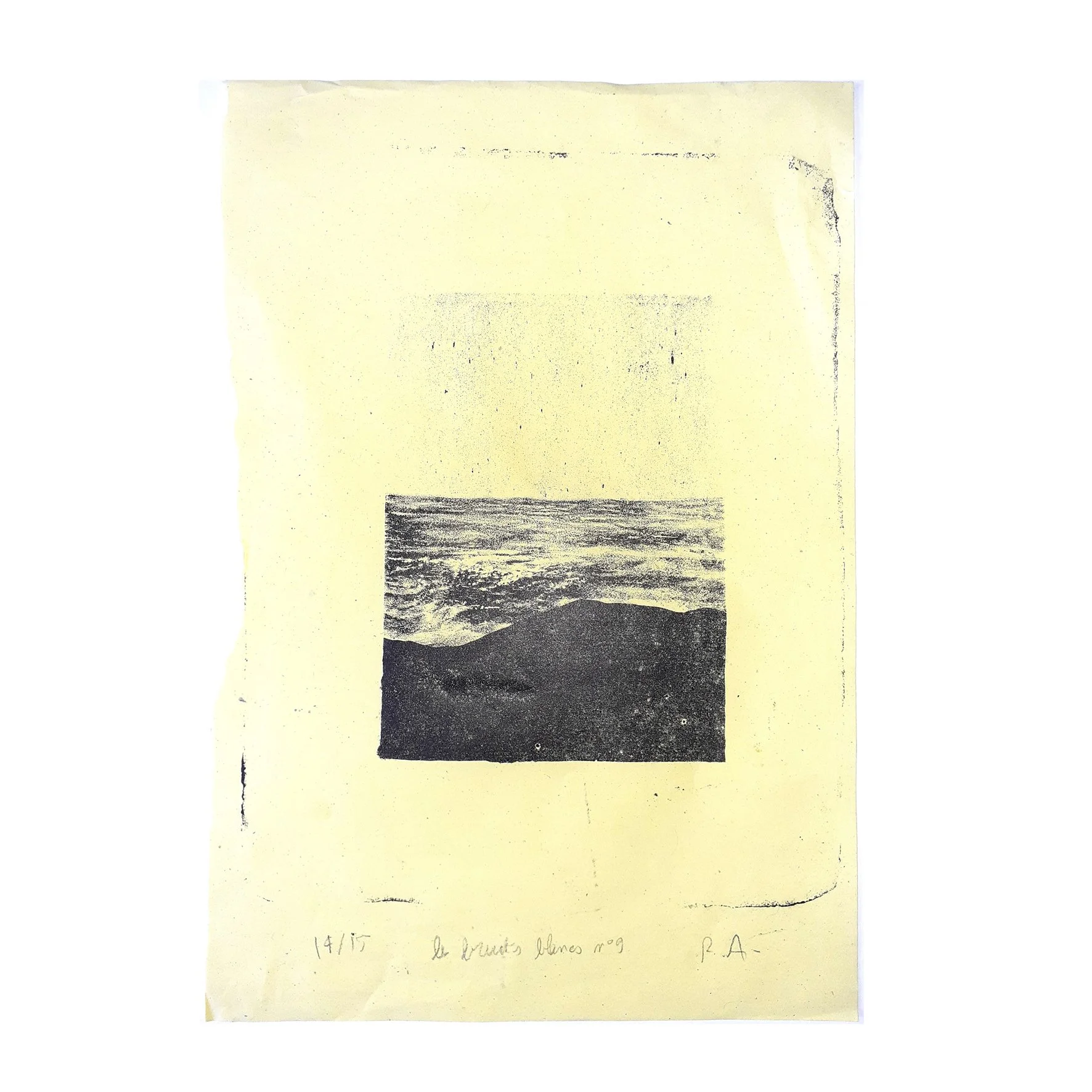 dessins sur pierre calcaire imprimés sur papier 210 x 297mm, lithographie éditée à 15 exemplaires, 2023.