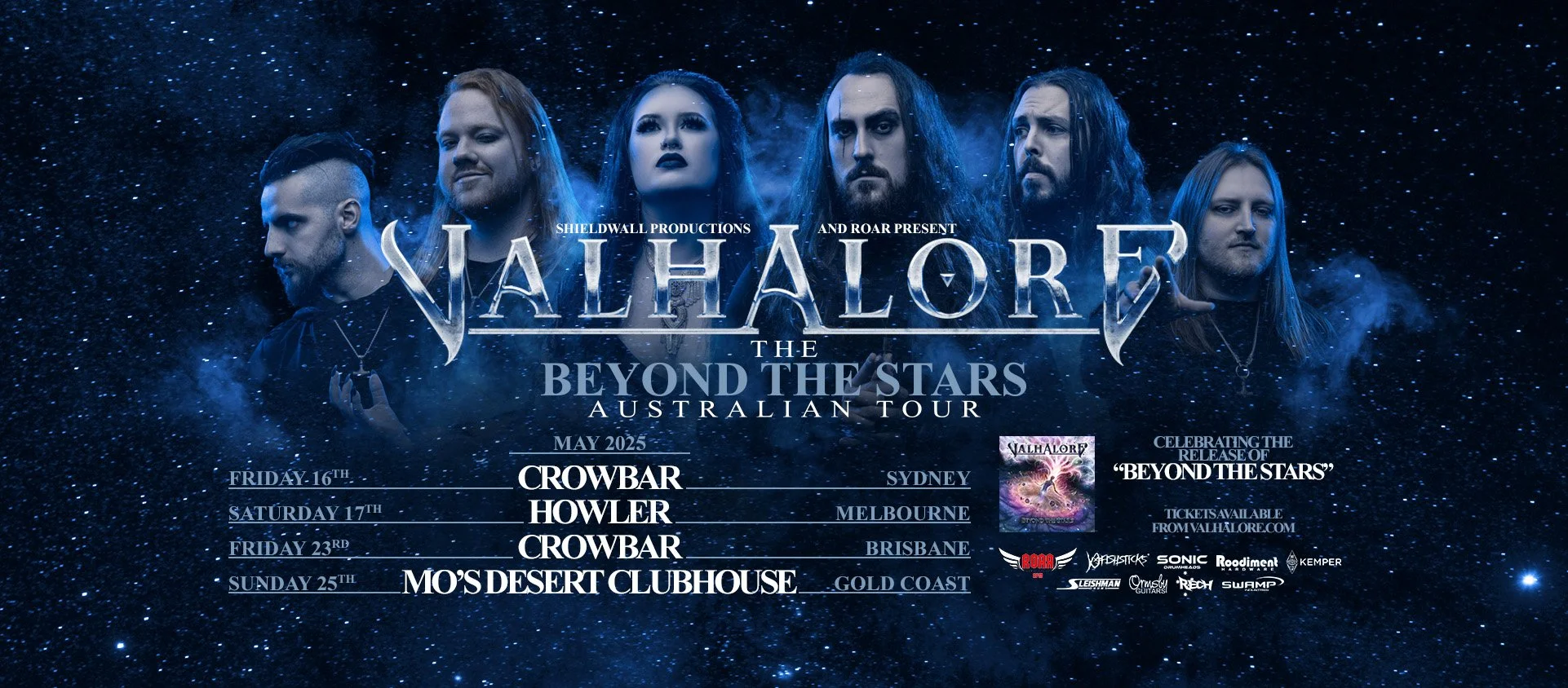 VALHALORE - THE ‘BEYOND THE STARTS’ TOUR