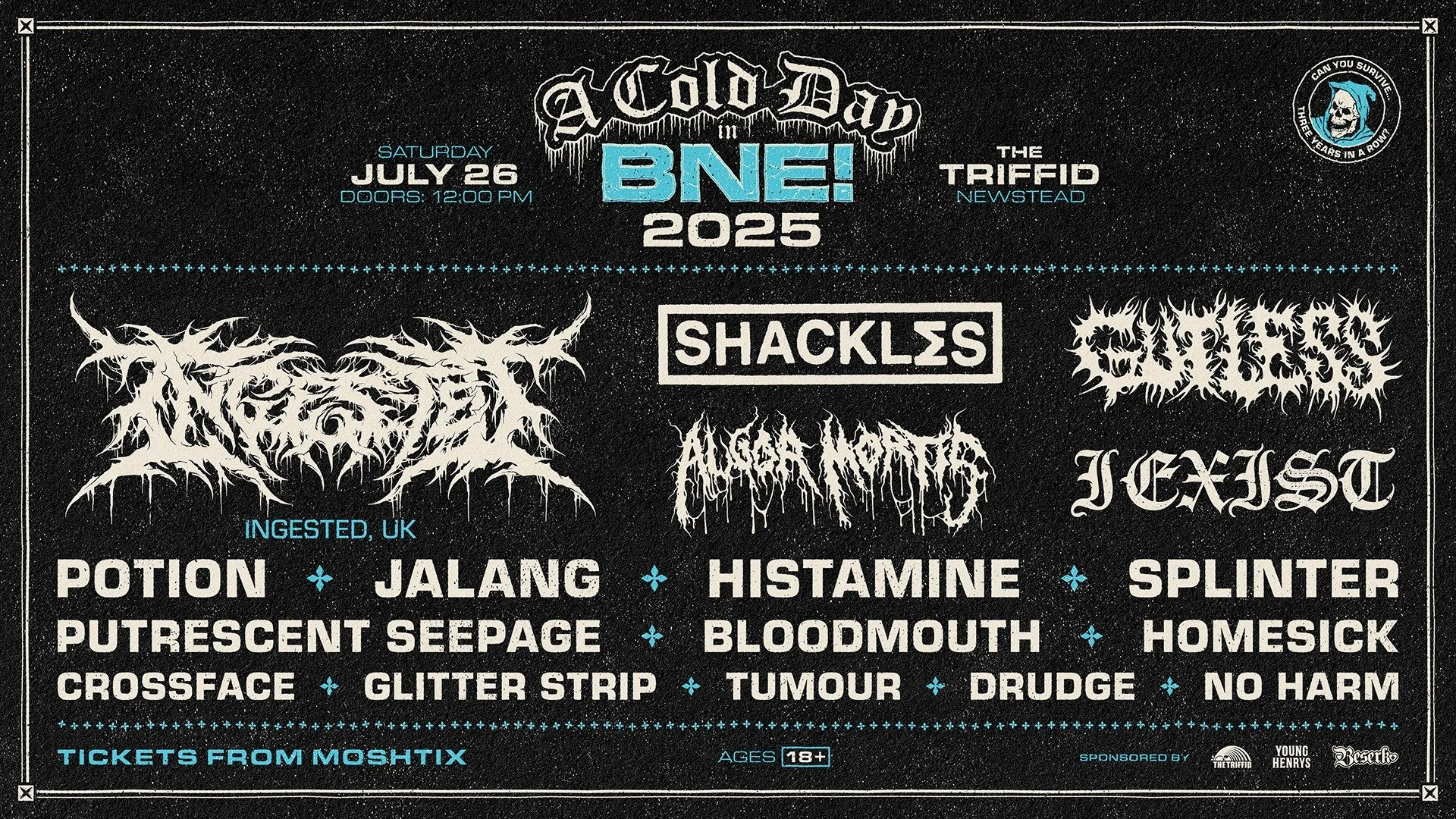 A COLD DAY IN BRISBANE EXPANDS LINEUP