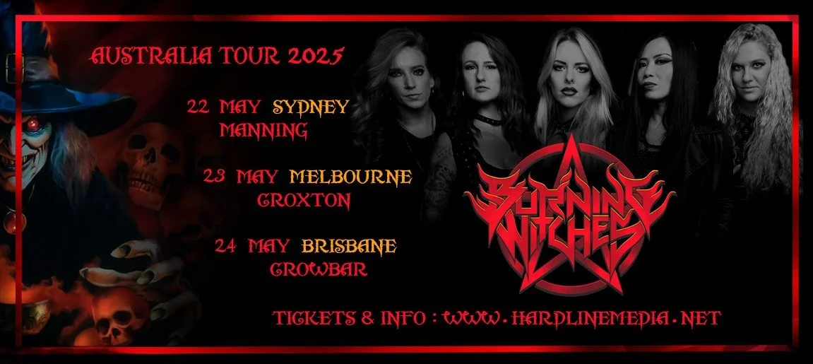 BURNING WITCHES DEBUT AUSTRALIAN TOUR