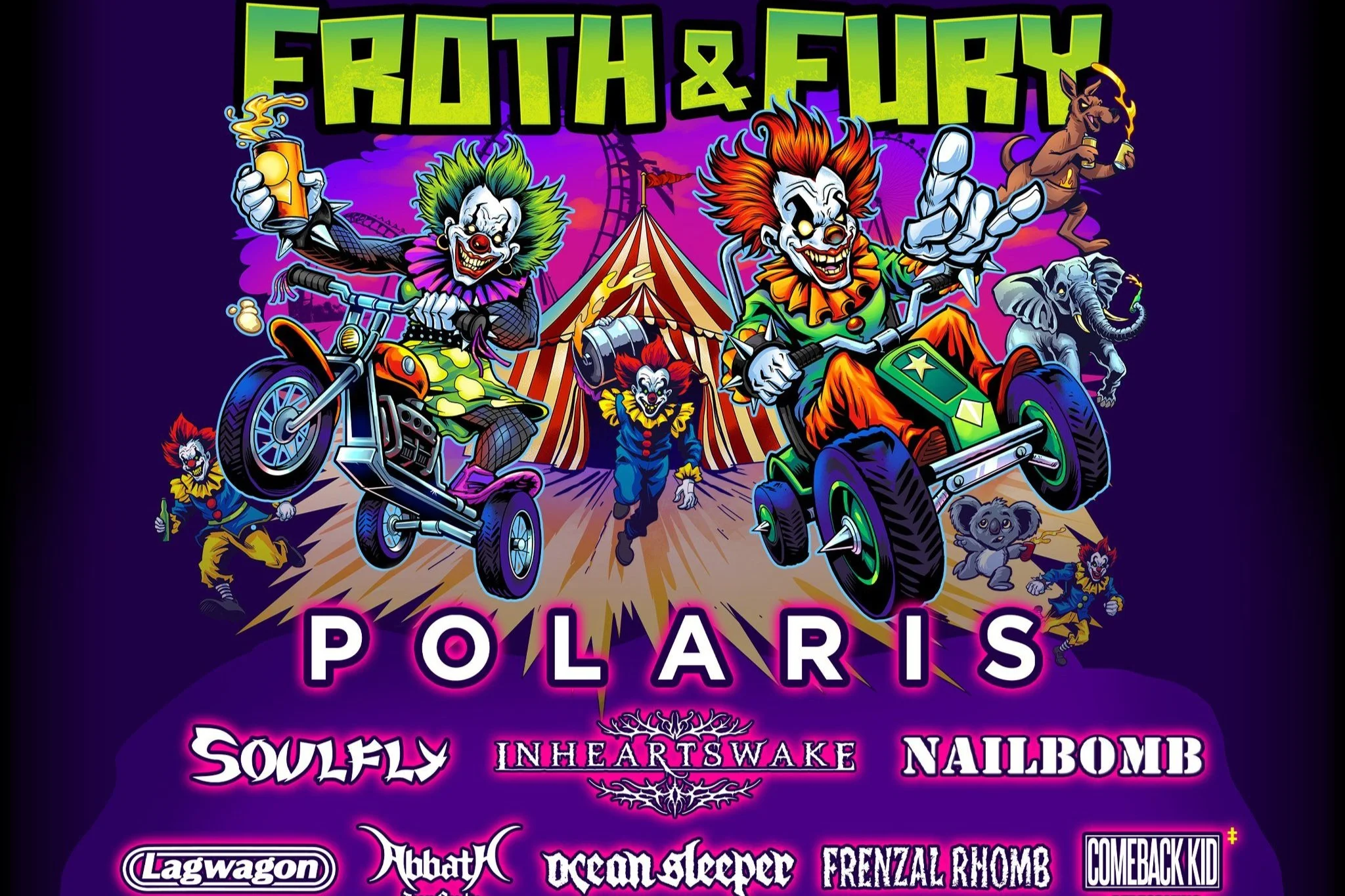 FROTH AND FURY 2026 LINEUP