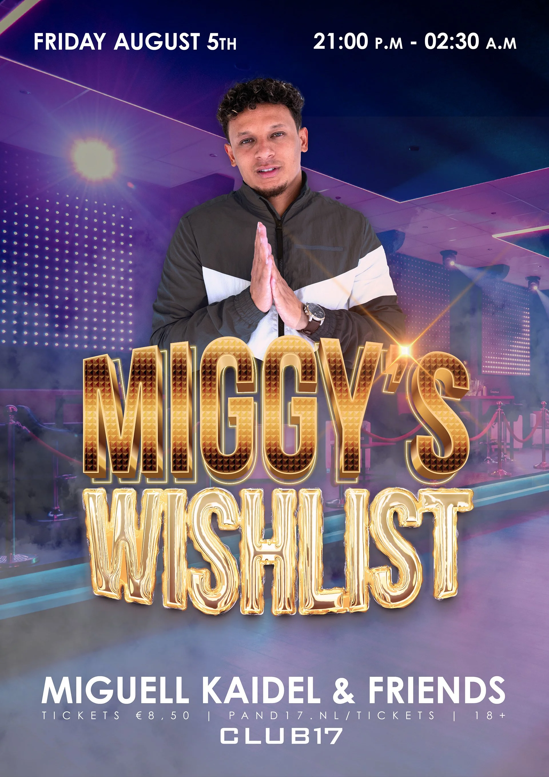 Flyer Evenement Miggy's Wishlist