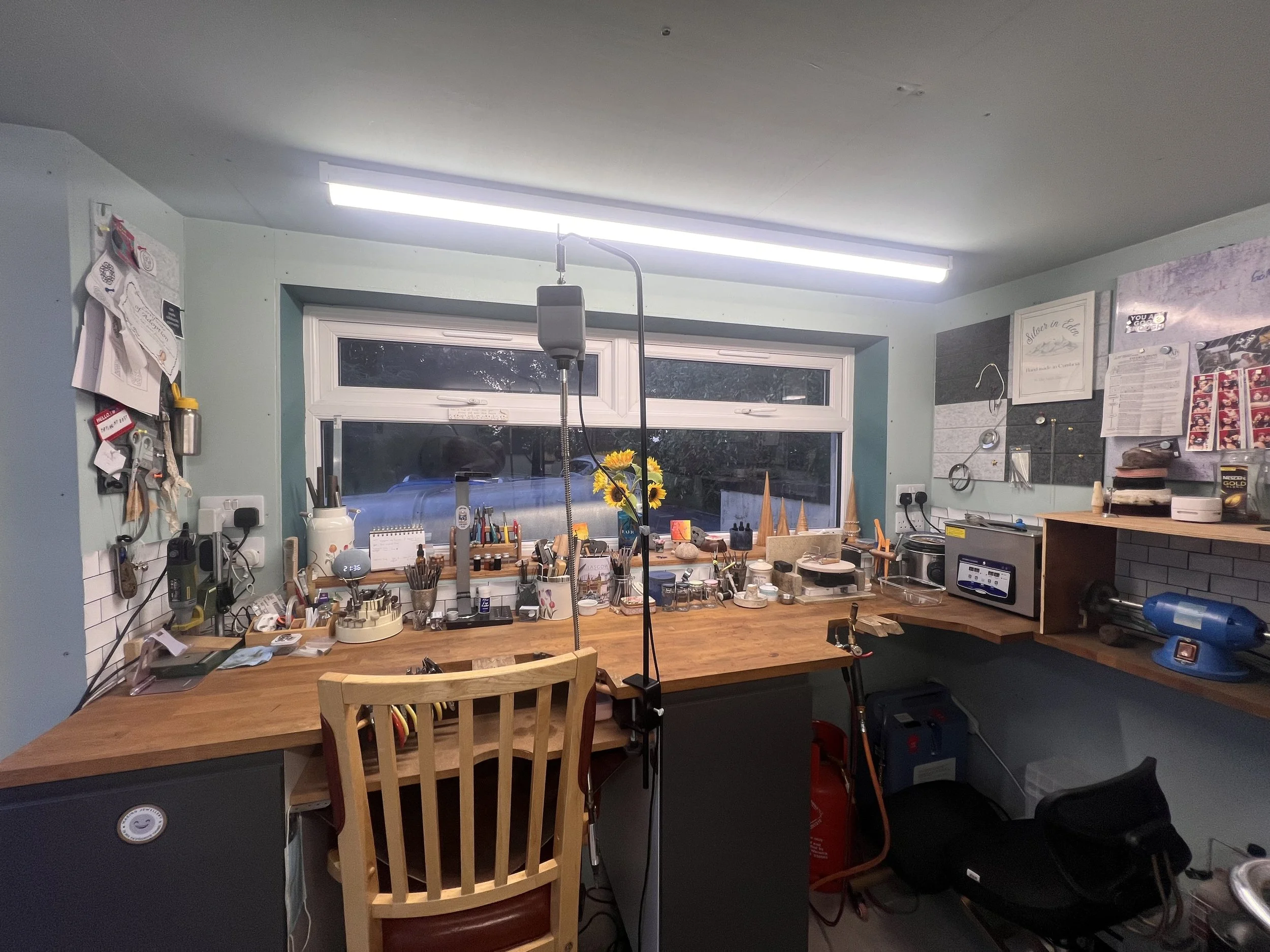 Picture of a jewellers studio