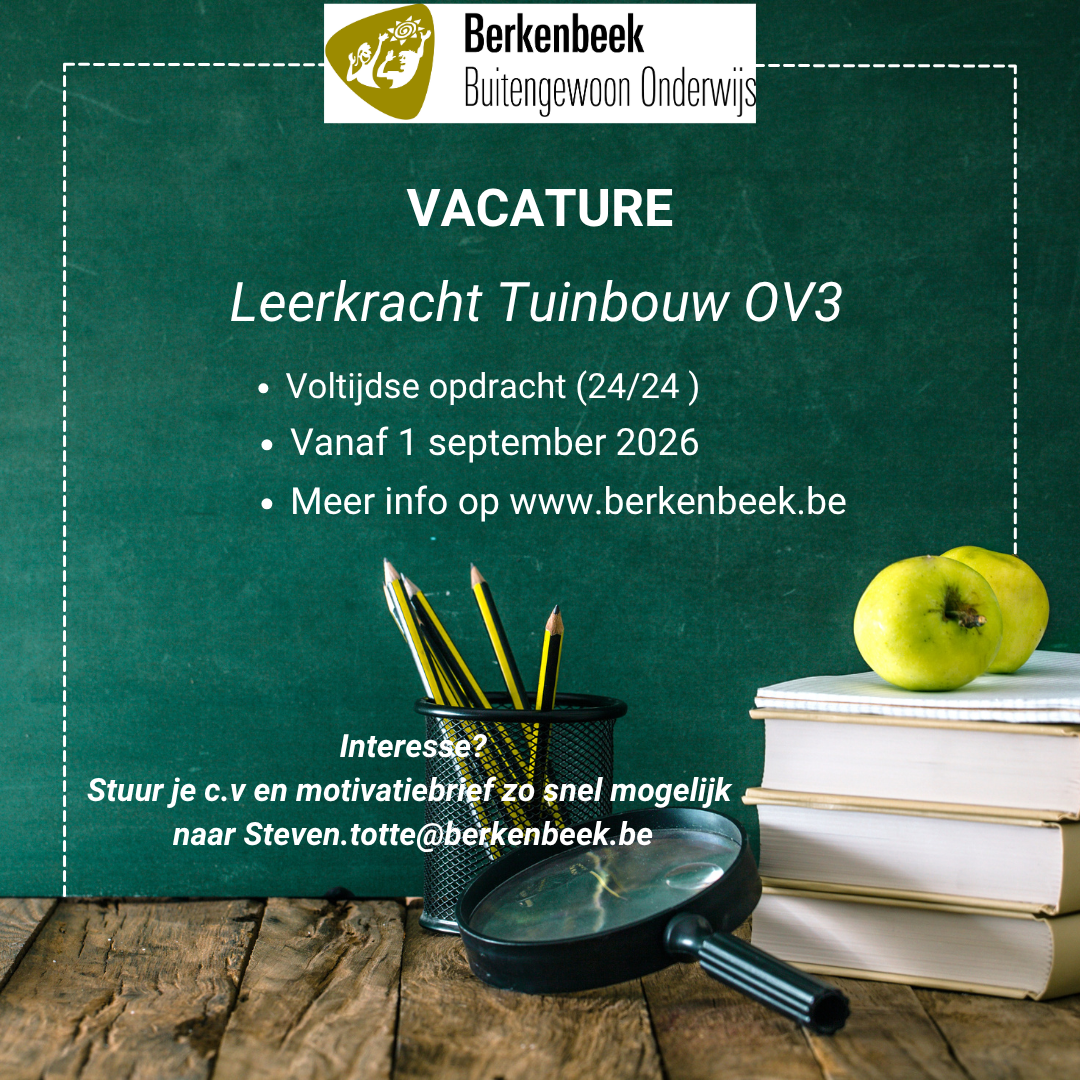 Leerkracht Tuinbouw OV3 • BuSo