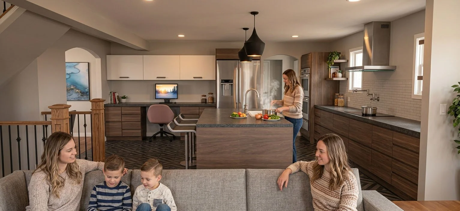 Kitchen from Living Room