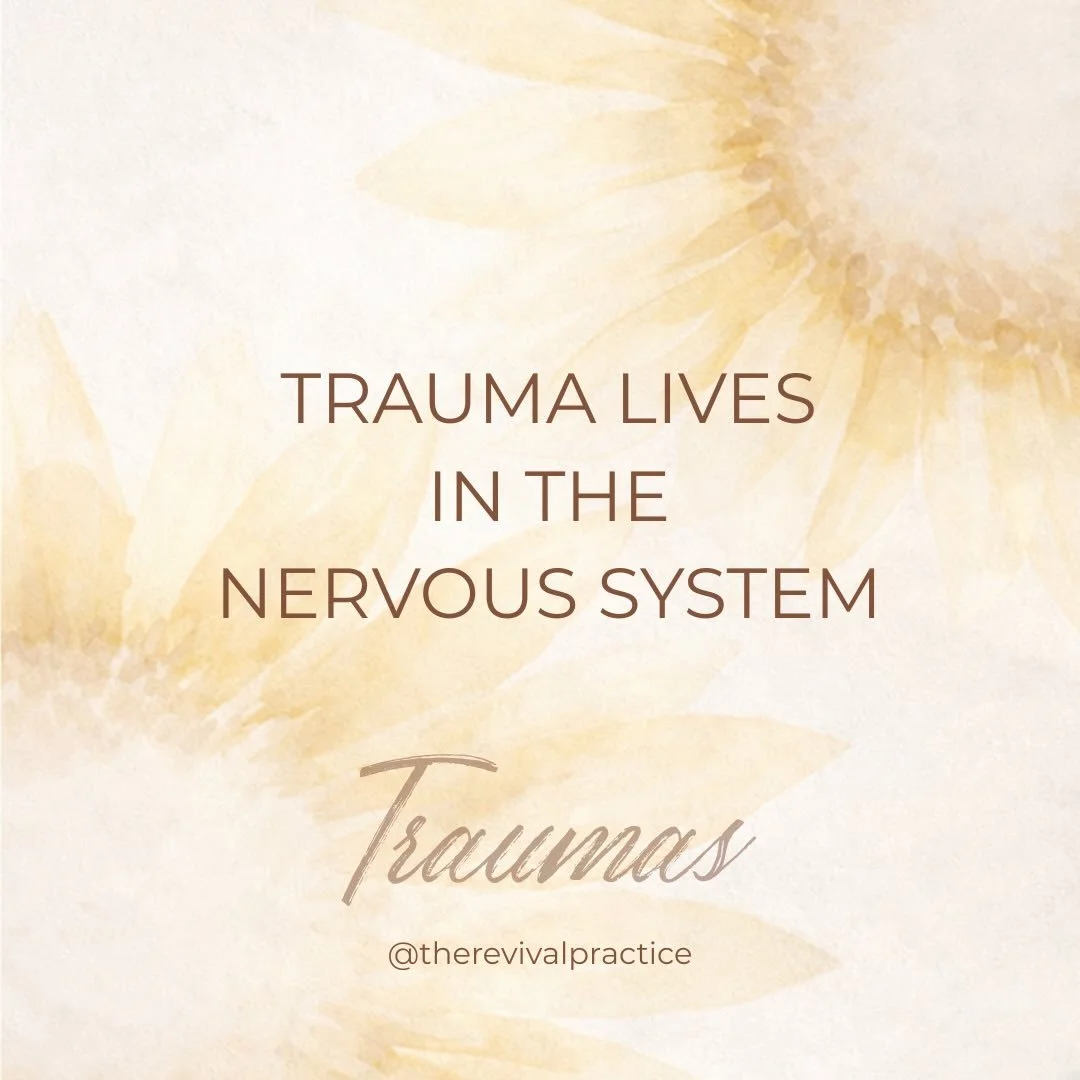 When most people hear the word trauma, they think of major life events.

Accidents.
Loss.
Medical emergencies.

But trauma is not defined by the event.

It&rsquo;s defined by how the nervous system experienced it. 🧠

If the body felt overwhelmed wit