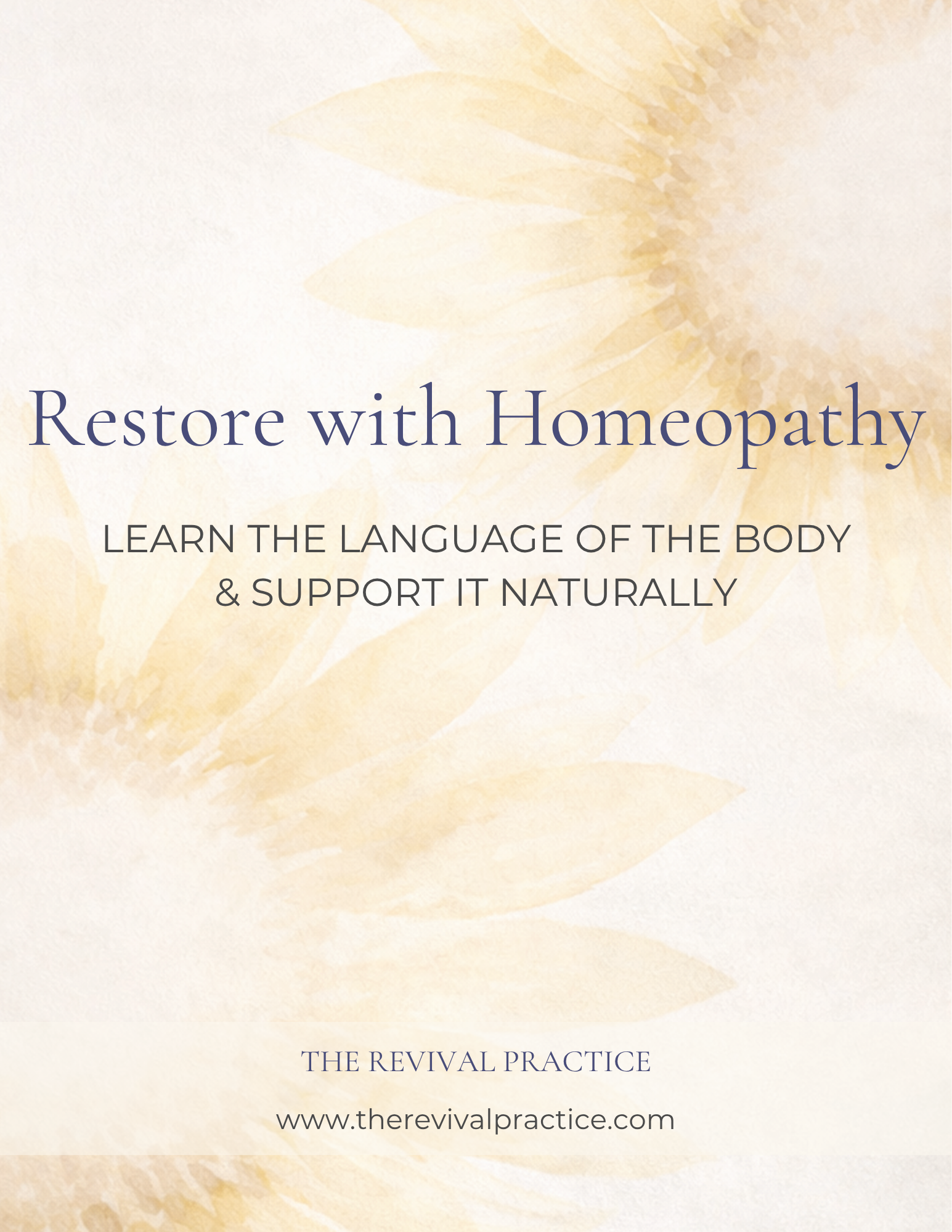 Restore with Homeopathy