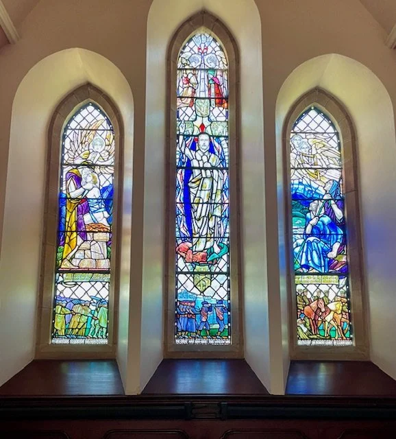 The Stained Glass Windows of Bedrule Church