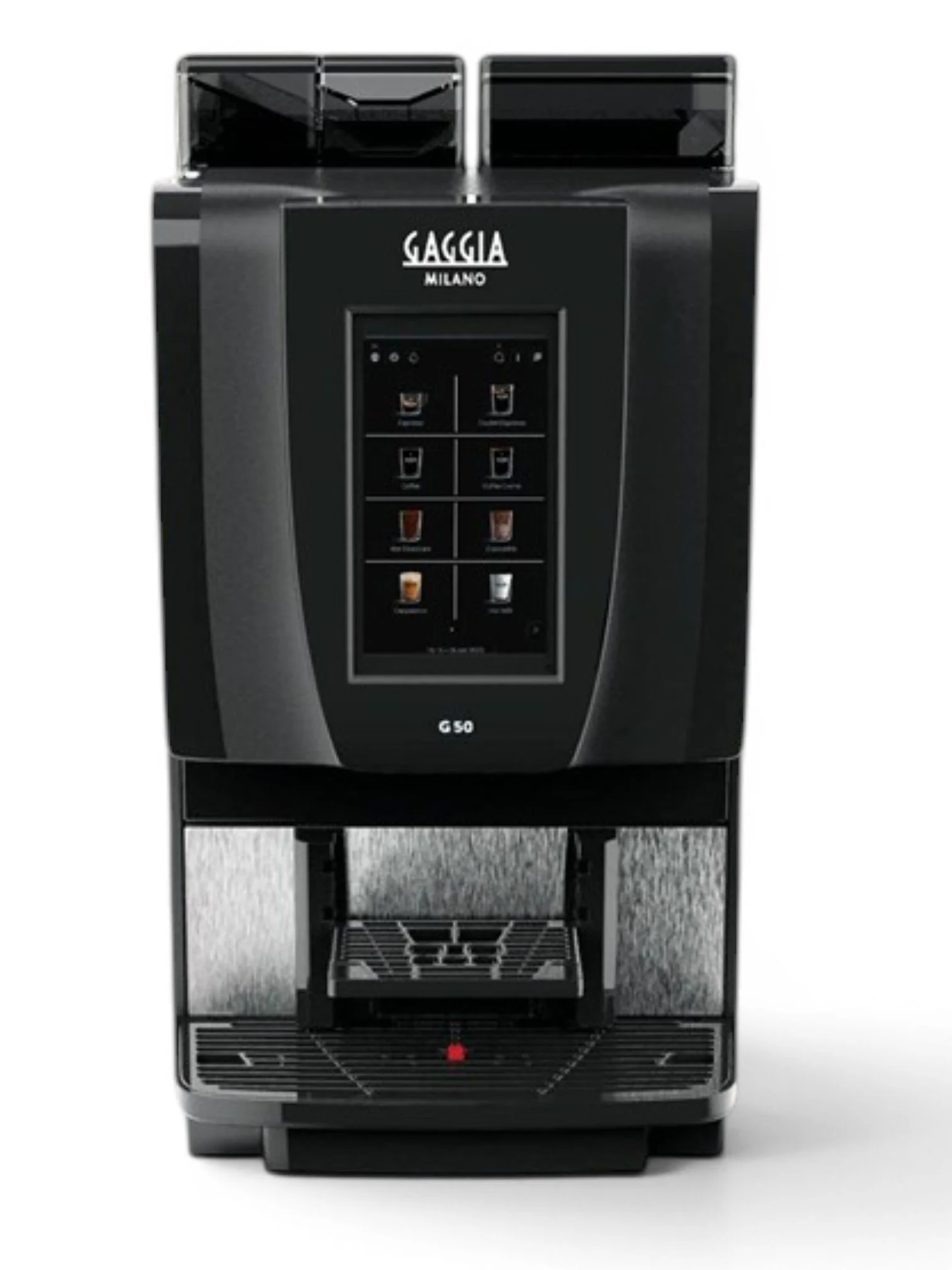 a clean studio photo shot of the new Gaggia G50 Bean to Cup coffee machine