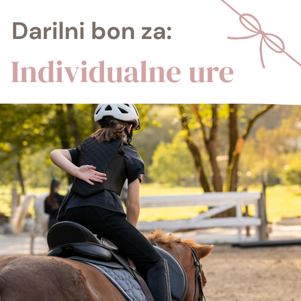 Gift card for individual riding lessons
