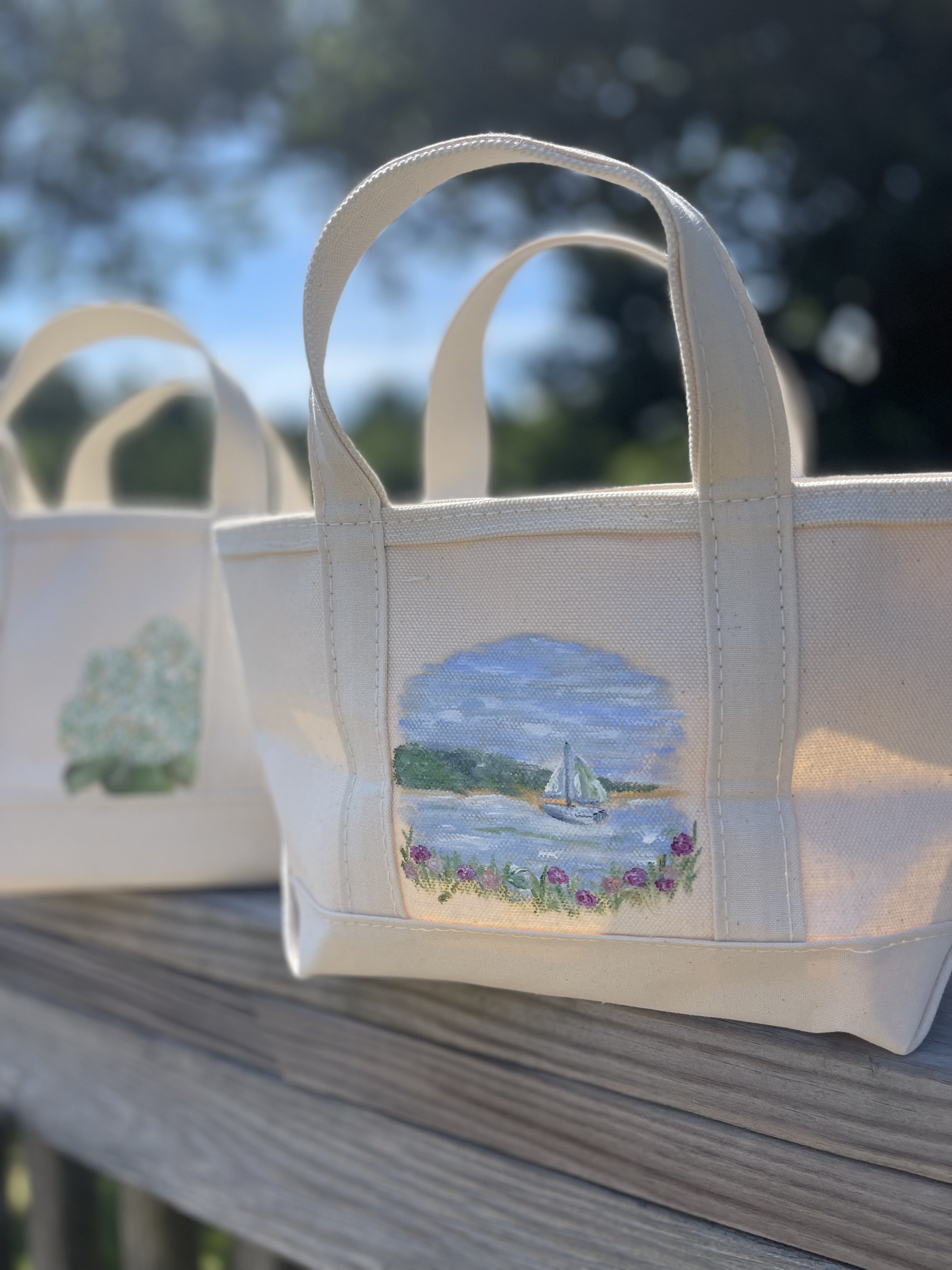 Coastal LLBean Zip Top Boat & Tote