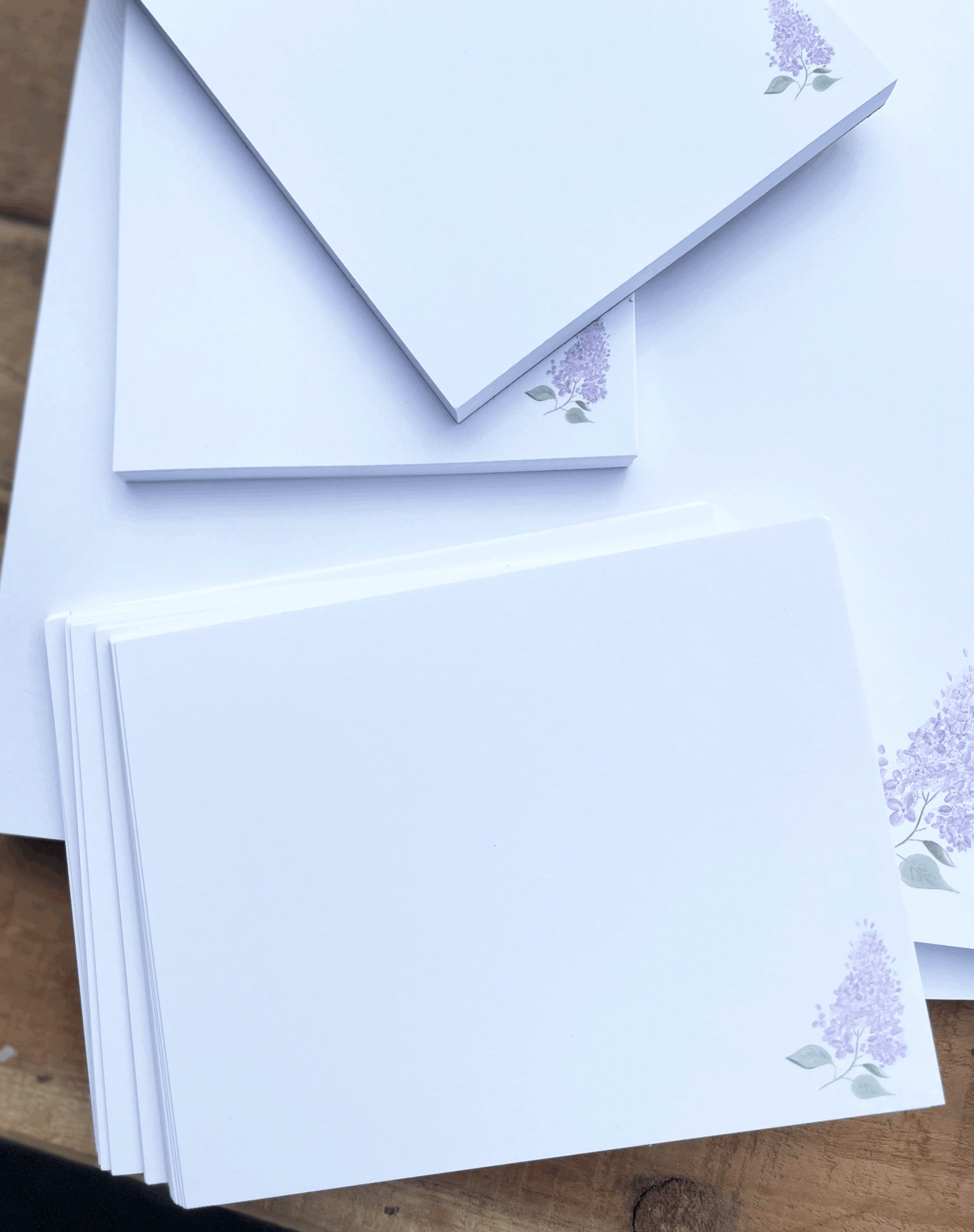 Lilac Notecards