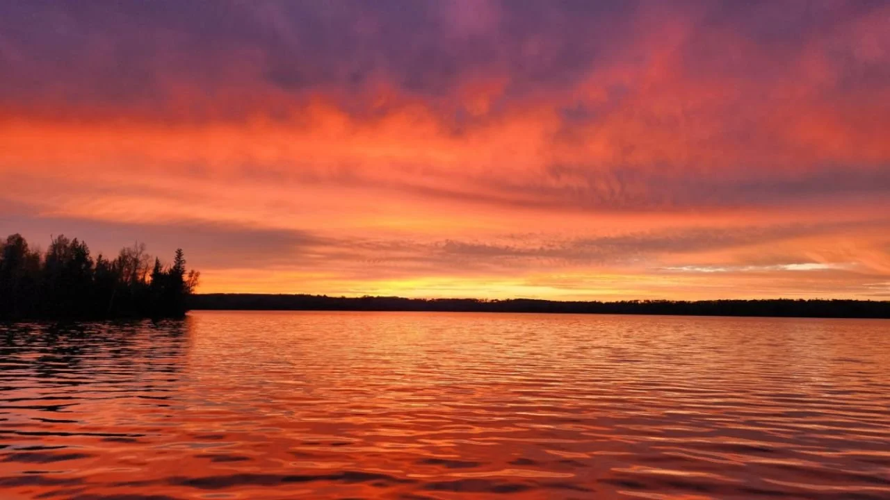 imber Trail Lodge sits at Farm Lake in Ely, Minnesota.